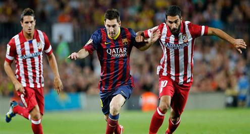 برشلونة مدعوما بهدف ميسي في ضيافة اتليتكو مدريد بإياب ربع نهائي كأس إسبانيا
